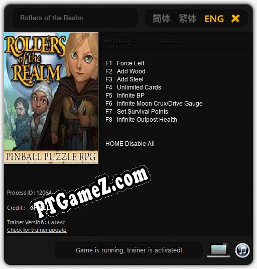 Rollers of the Realm: Cheats, Trainer +8 [dR.oLLe]
