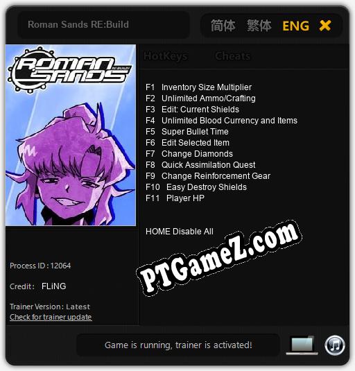 Roman Sands RE:Build: Trainer +11 [v1.1]