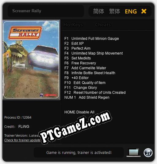 Screamer Rally: Treinador (V1.0.94)