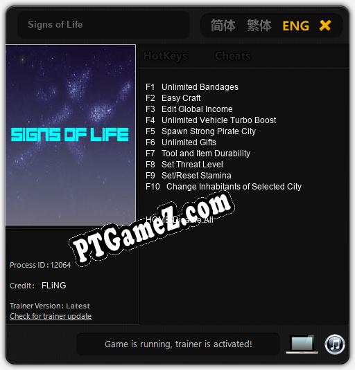 Jogo Sign Signs of Life: Treinador (V1.0.67) » PTGamez.com torrent jogos