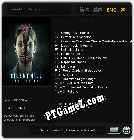Silent Hill: Ascension: Treinador (V1.0.7)