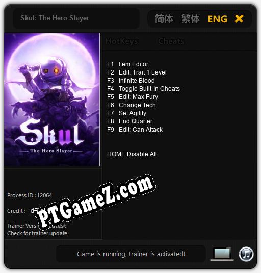 Skul: The Hero Slayer: Treinador (V1.0.90)