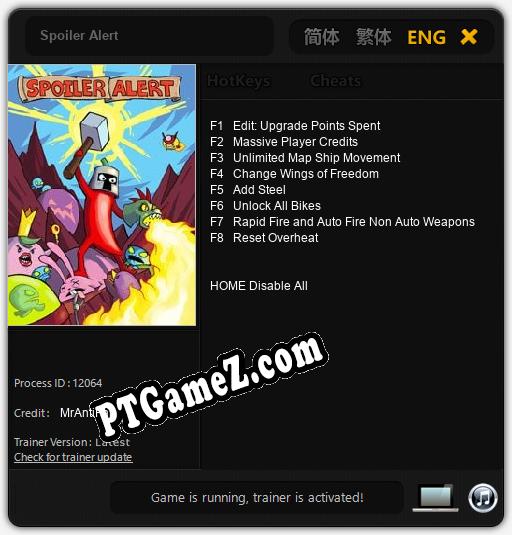 Spoiler Alert: Treinador (V1.0.72)