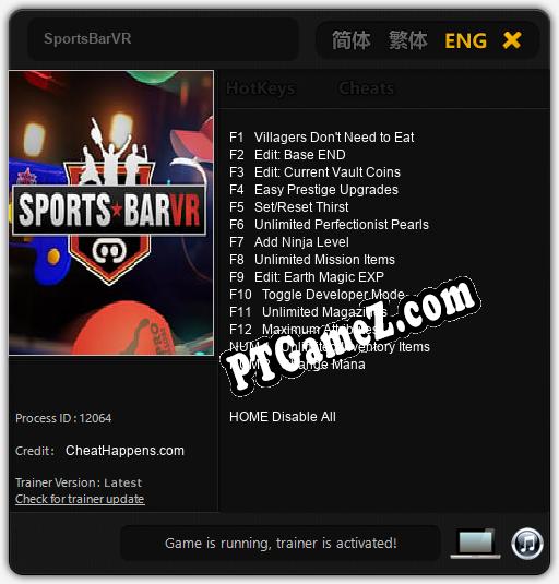 SportsBarVR: Treinador (V1.0.36)