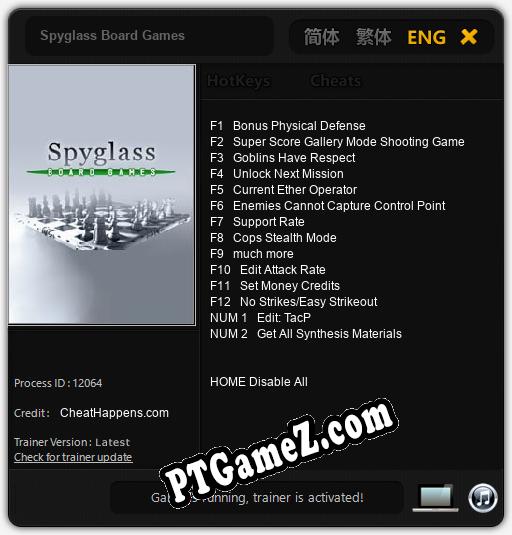 Spyglass Board Games: Treinador (V1.0.67)
