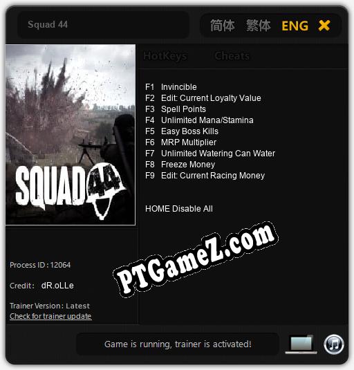 Squad 44: Treinador (V1.0.61)