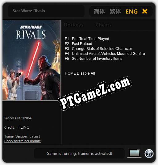 Star Wars: Rivals: Treinador (V1.0.10)