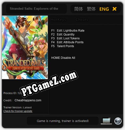 Stranded Sails: Explorers of the Cursed Islands: Treinador (V1.0.1)