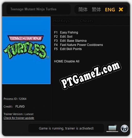 Teenage Mutant Ninja Turtles: Trainer +5 [v1.8]