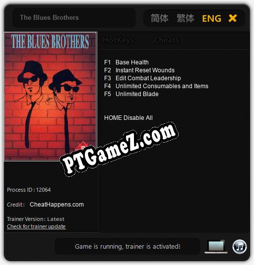 The Blues Brothers: Treinador (V1.0.64)