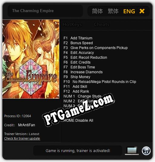 The Charming Empire: Treinador (V1.0.96)