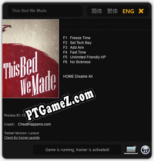Treinador liberado para This Bed We Made [v1.0.7]