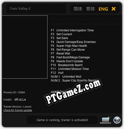 Treinador liberado para Train Valley 2 [v1.0.6]