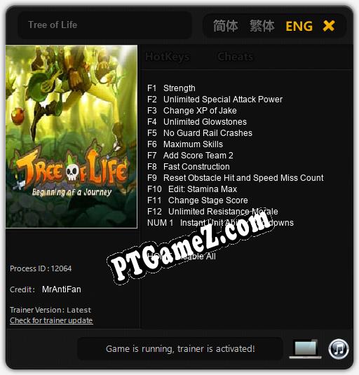 Tree of Life: Trainer +13 [v1.7]