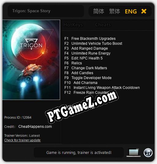 Trigon: Space Story: Treinador (V1.0.96)