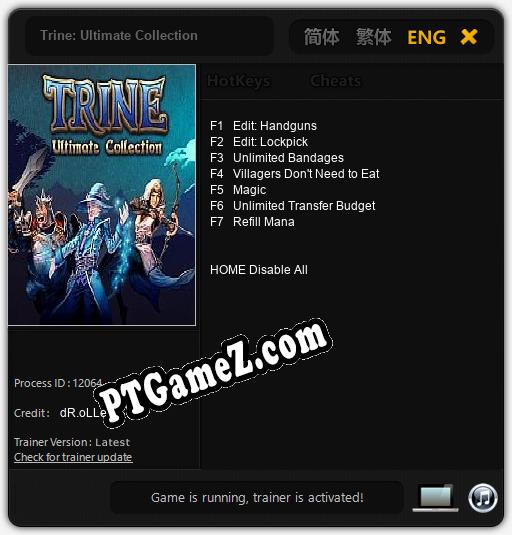 Trine: Ultimate Collection: Treinador (V1.0.24)