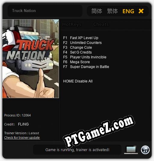 Truck Nation: Treinador (V1.0.37)