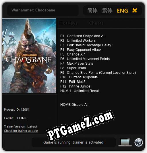 Warhammer: Chaosbane: Treinador (V1.0.61)