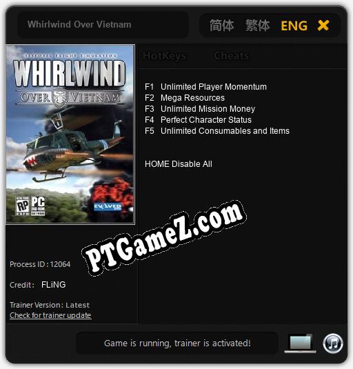 Whirlwind Over Vietnam: Treinador (V1.0.87)