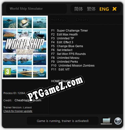 World Ship Simulator: Treinador (V1.0.59)